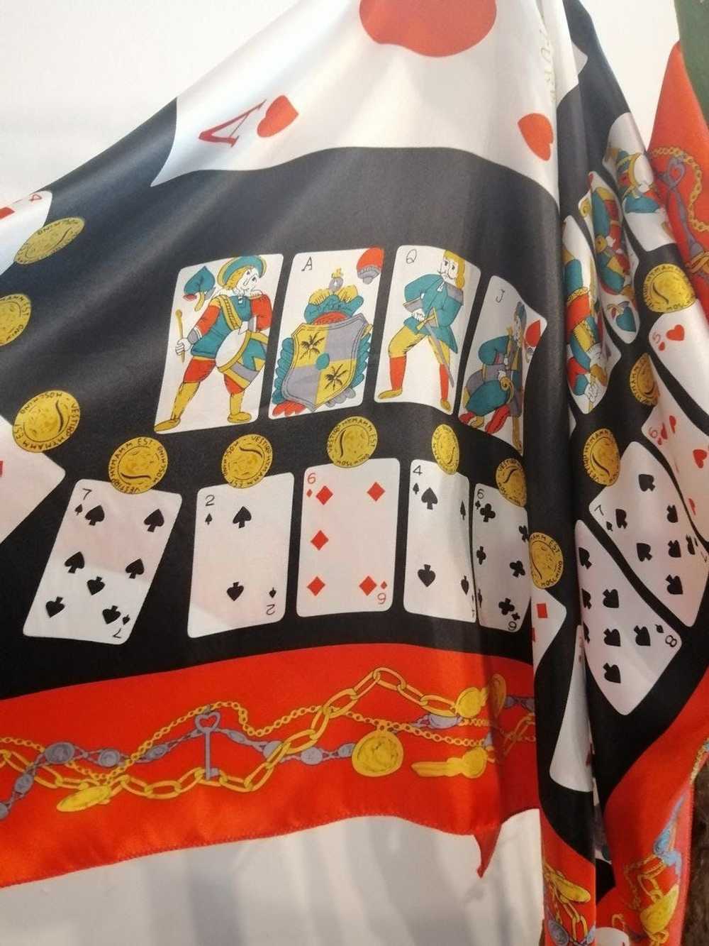 Moschino Moschino Joker Card Scarf - image 7