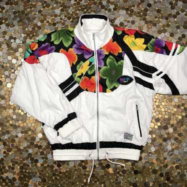 Vintage Flower Monogram Biker Bomber - Ready-to-Wear 1AALIA