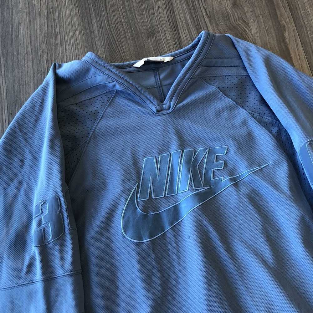 Nike × Vintage Rare Vintage Nike Baby Blue Long S… - image 4