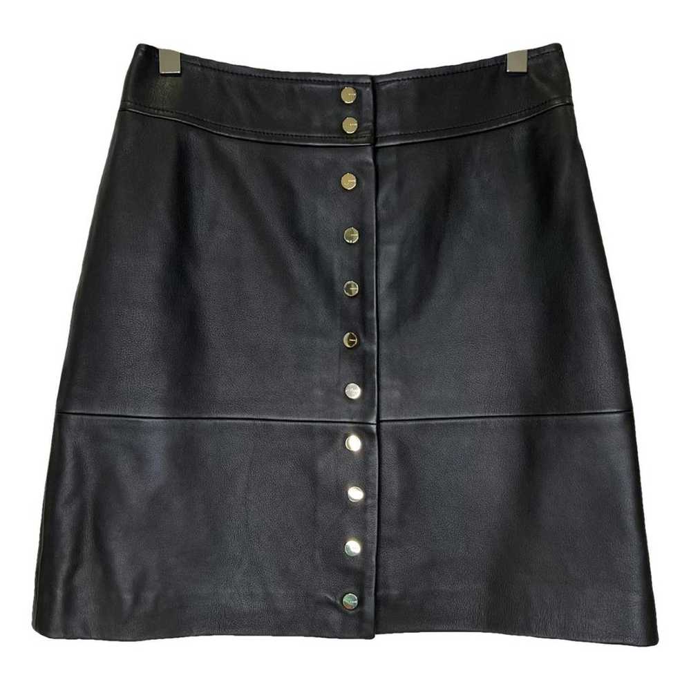 Pinko Leather mini skirt - image 1