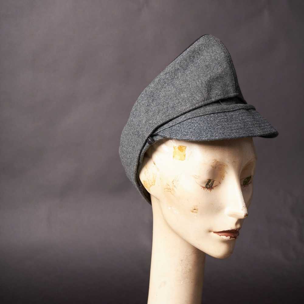 Vintage Vintage Post WWII Swiss Garrison Wool Cap… - image 1