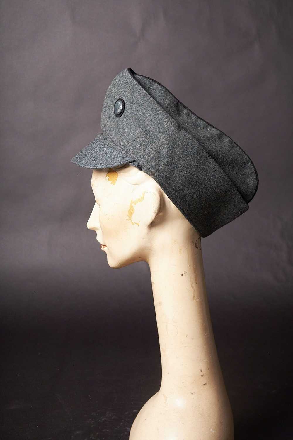 Vintage Vintage Post WWII Swiss Garrison Wool Cap… - image 3