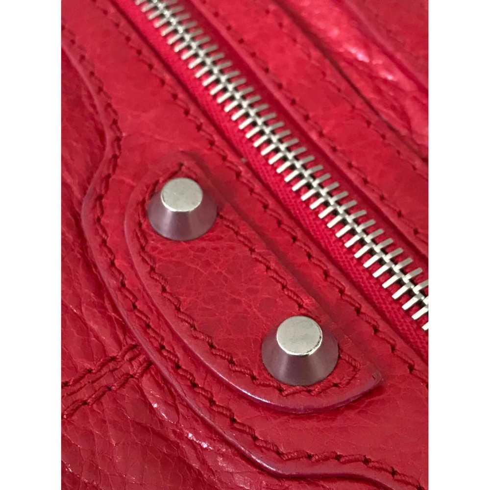 Balenciaga City Clip leather clutch bag - image 8