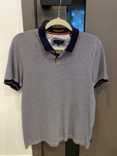 Ted Baker Ted Baker Blue Striped Polo