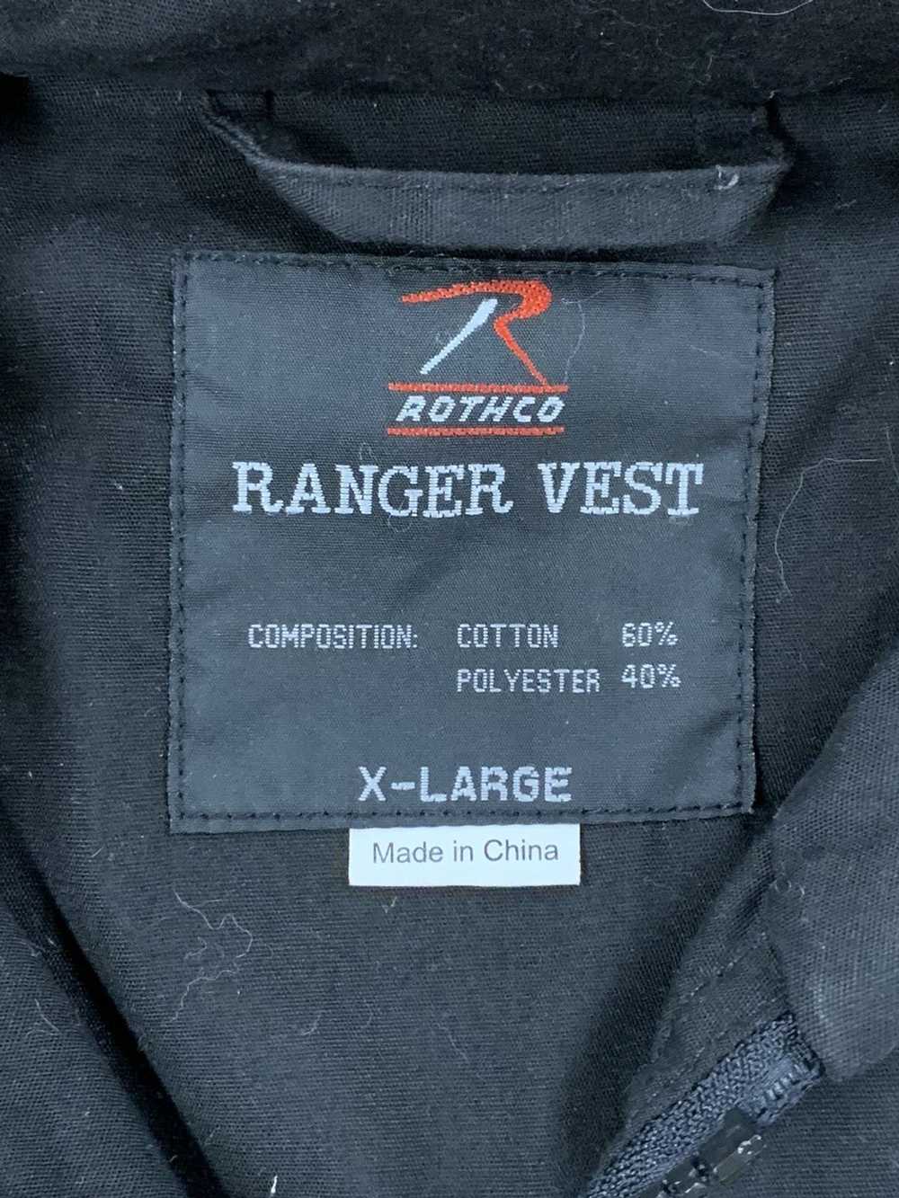Vintage Vintage Rothco Ranger Black Vest - image 2