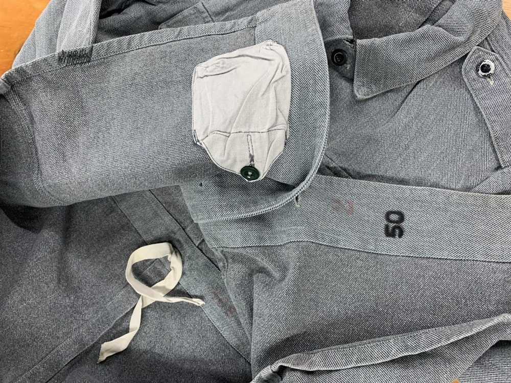 Vintage Vintage Military Grey Swiss Prison Shirt - image 3