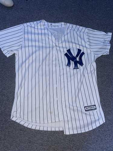 NY YANKEES JERSEY AUTHENTIC #14 SIZE 40 MAJESTIC HOME PINSTRIPES