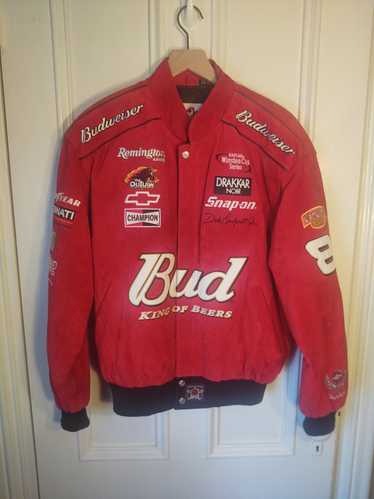 NASCAR Dale Jr. Suede Leather Jacket Wilson Leather Gem