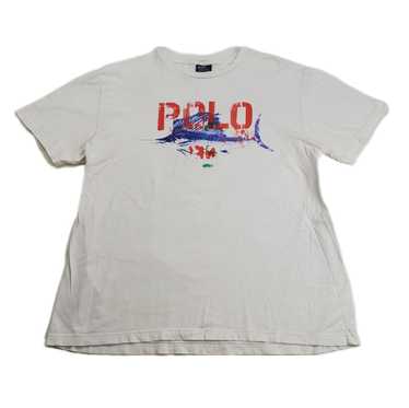 Polo Ralph Lauren Mens Large 2XLT 3XB Classic Short Sleeve Paint Splatter  Tshirt