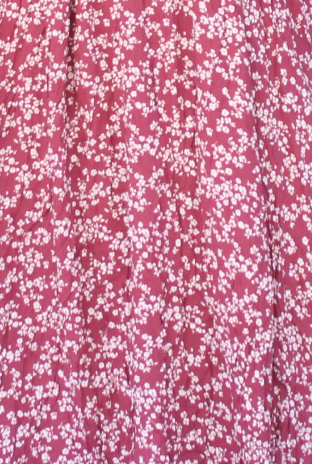 BLOOMCHIC DITSY DUSTY PINK FLORAL SPLIT HEM FLUTT… - image 4