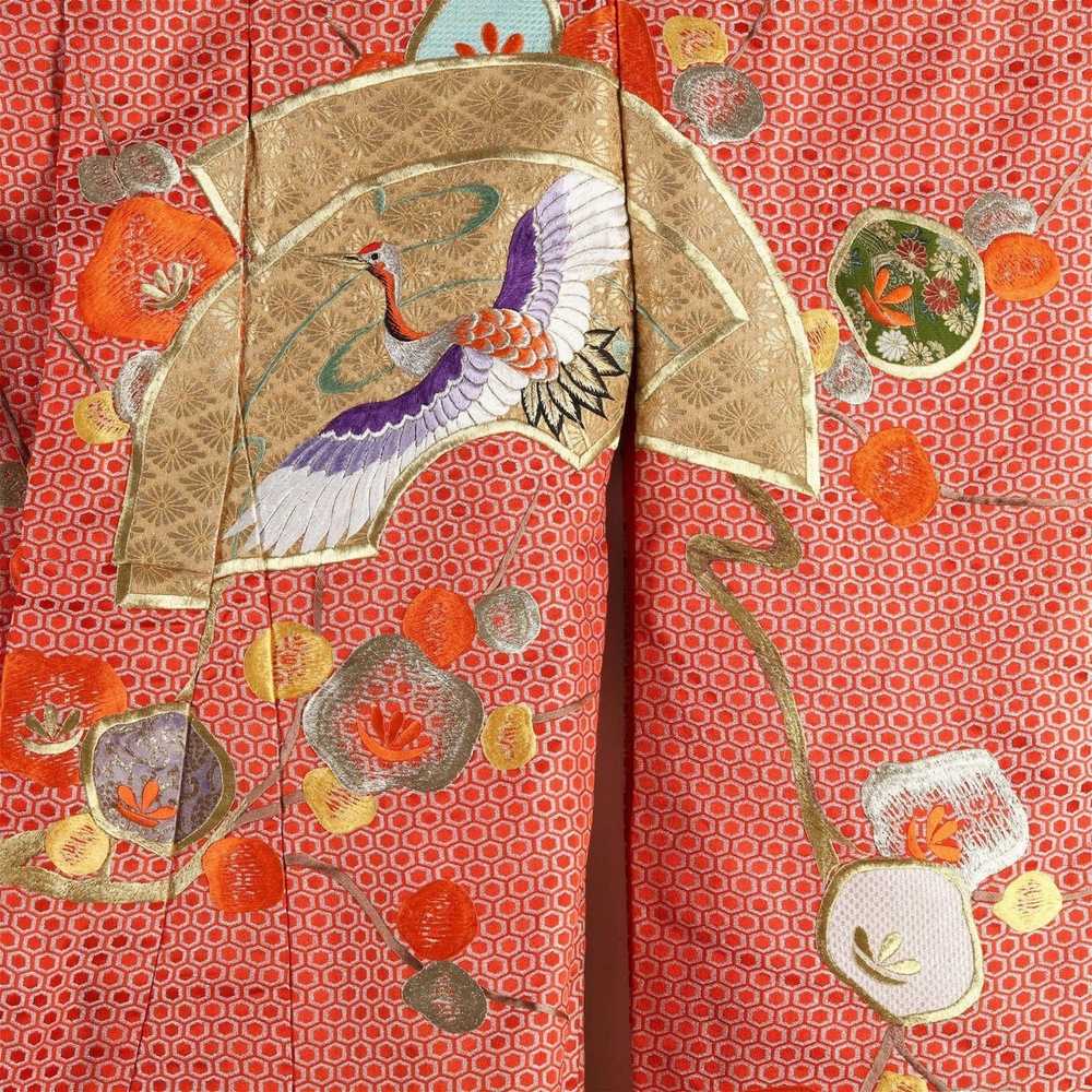Handmade Vintage Embroidered Japanese Uchikake We… - image 2