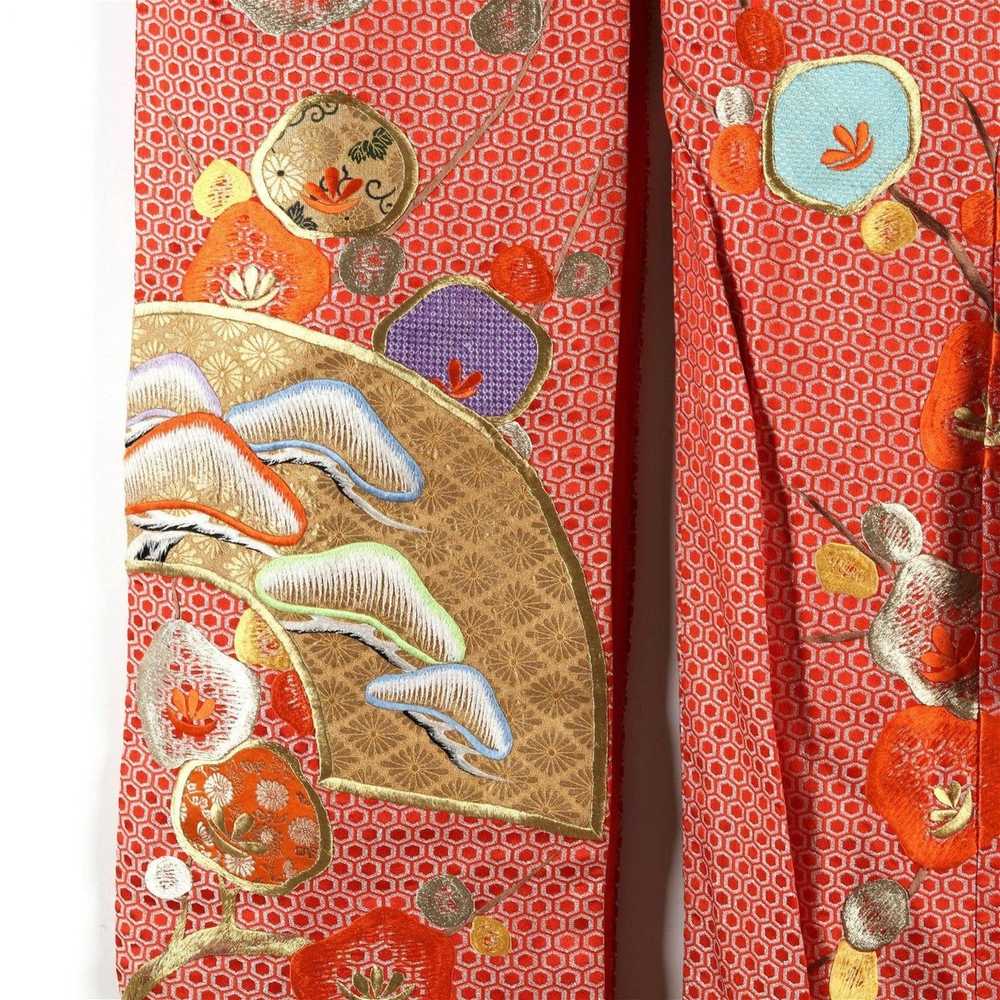 Handmade Vintage Embroidered Japanese Uchikake We… - image 4