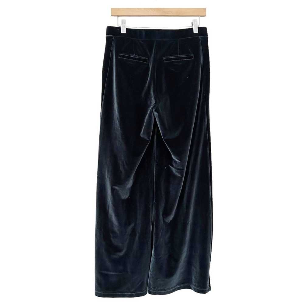 Betabrand Betabrand Gray Velvet Wide Leg Pants Sz… - image 5