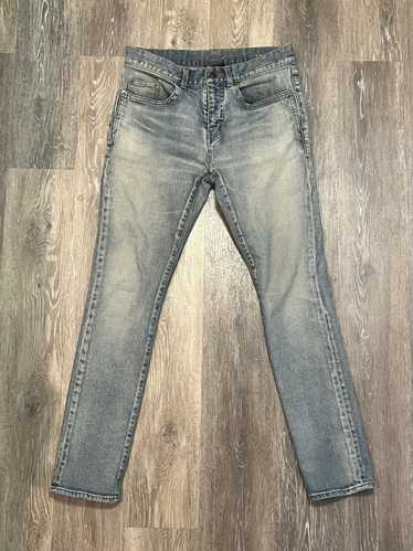 Saint Laurent D21 M/SK-MW Skinny Jeans - Black, 10