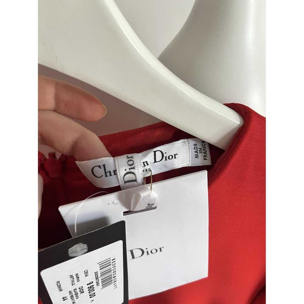 Dior Wool mid-length dress - image 6