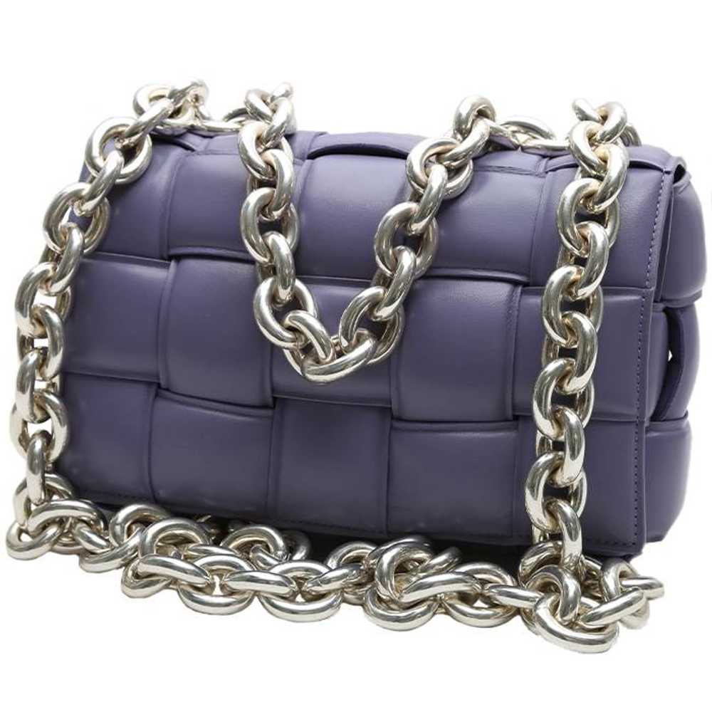 Bottega Veneta Cassette shoulder bag in purple br… - image 1