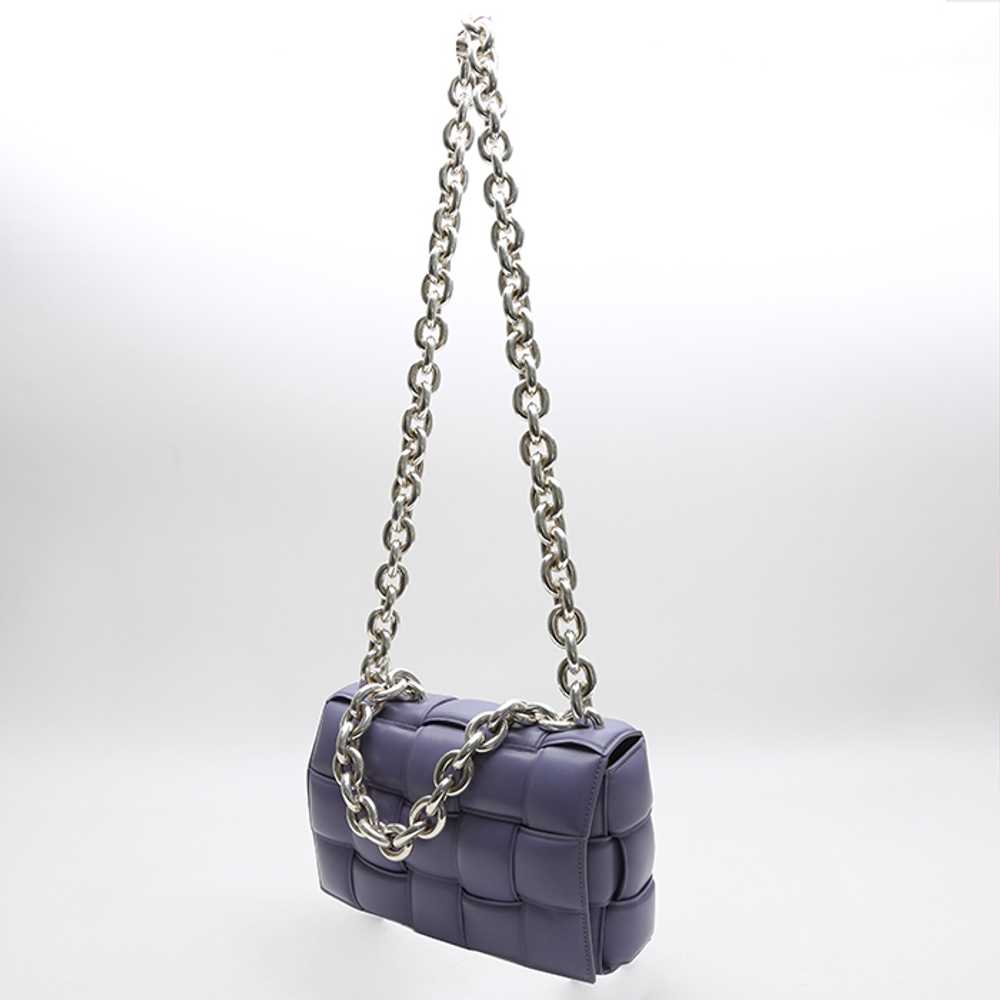 Bottega Veneta Cassette shoulder bag in purple br… - image 9