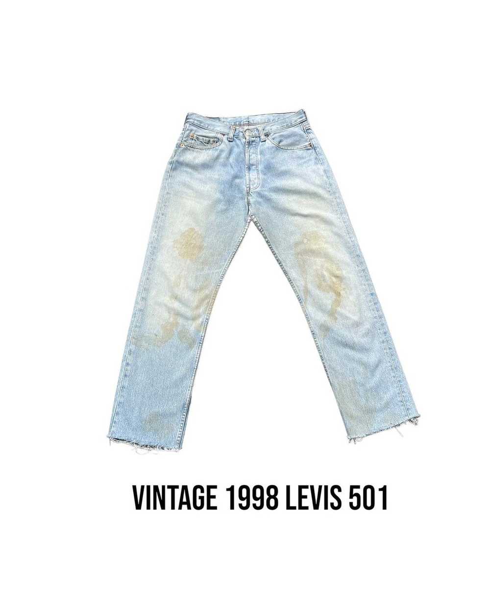Levi's × Vintage Vintage 1998 Levis 501 e UK - image 1