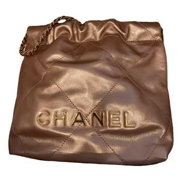 Hobo Bags of the Fall-Winter 2022/23 collection: CHANEL 22 Handbag, tweed &  gold-tone metal, pink, burgundy & multicolor on t…