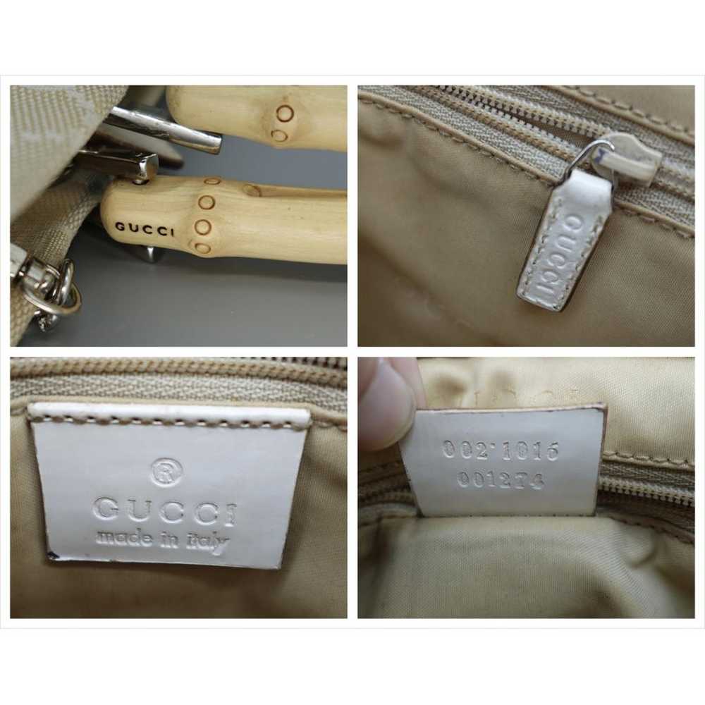 Gucci Bamboo cloth handbag - image 11