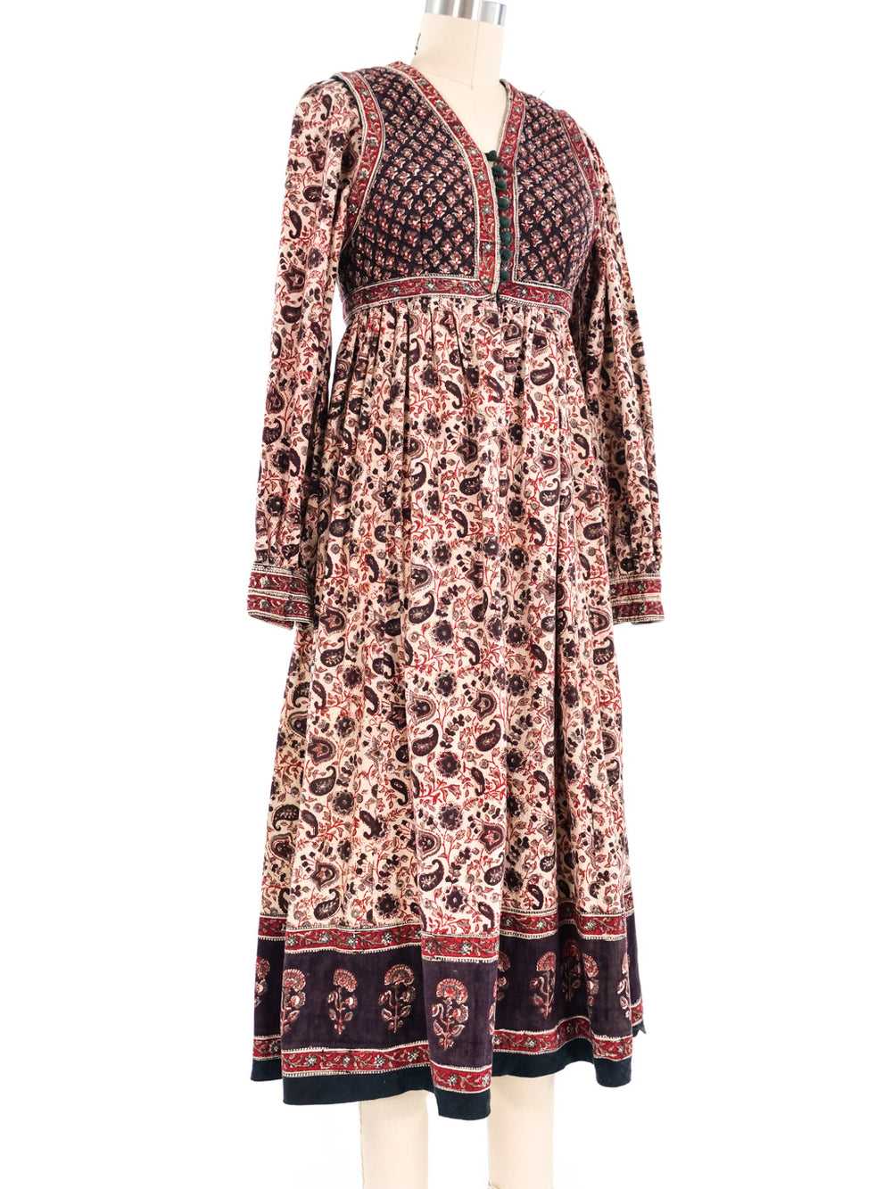 Block Printed Cotton Indian Dress - image 3