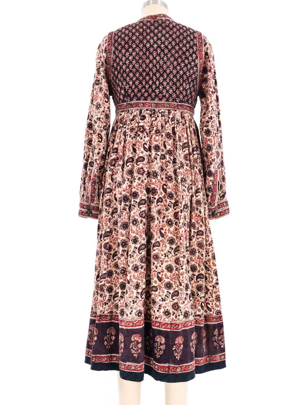 Block Printed Cotton Indian Dress - image 4