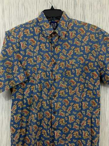 Gap × Vintage Y2K Gap Paisley Print Short Sleeve C