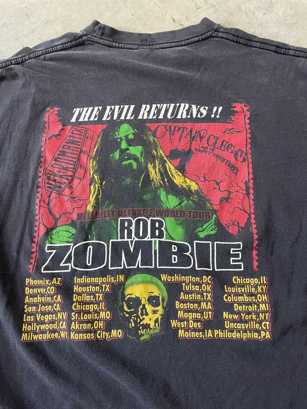 Band Tees × Vintage 2000s Rob Zombie Shirt - image 4