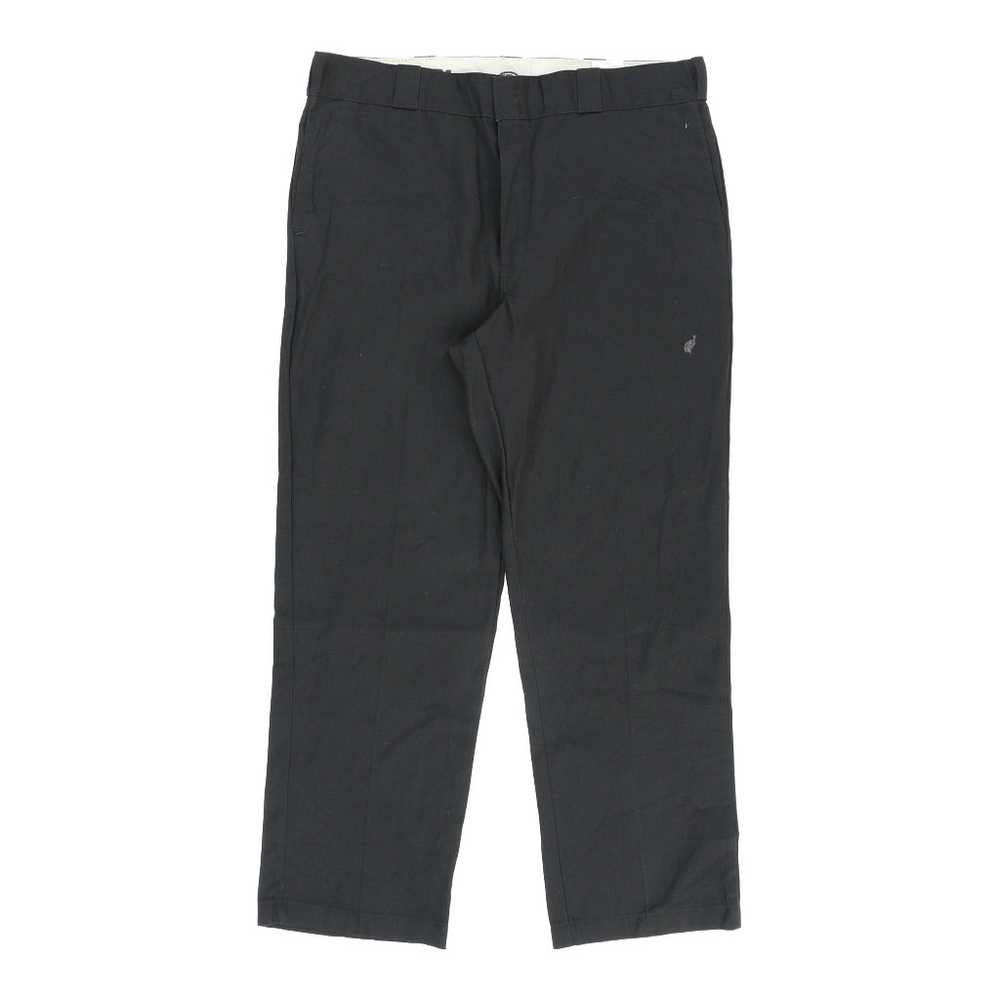 874 Dickies Trousers - 37W 30L Black Cotton Blend - image 2