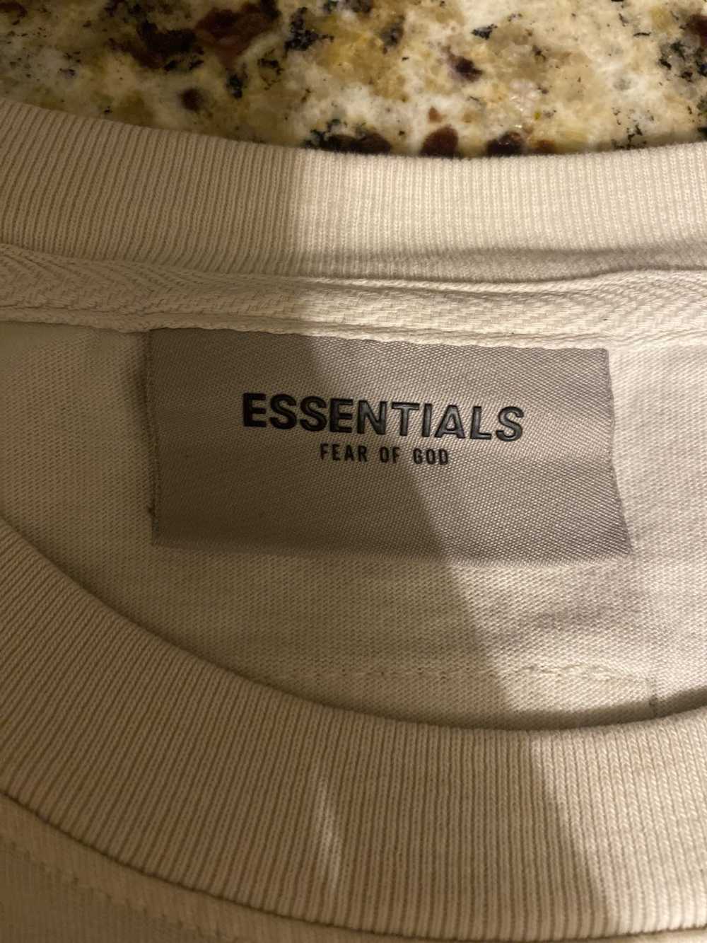 Fear of God Fear Of God Essentials Cream Tee Size… - image 4