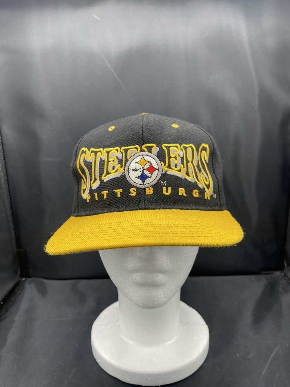 Vintage 90s Pittsburgh Steelers Snapback Hat Deadstock -   Hong