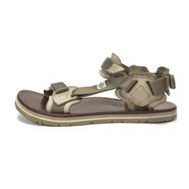 Beige Christo Shaman-Folk Fringed Suede Sandals | VISVIM