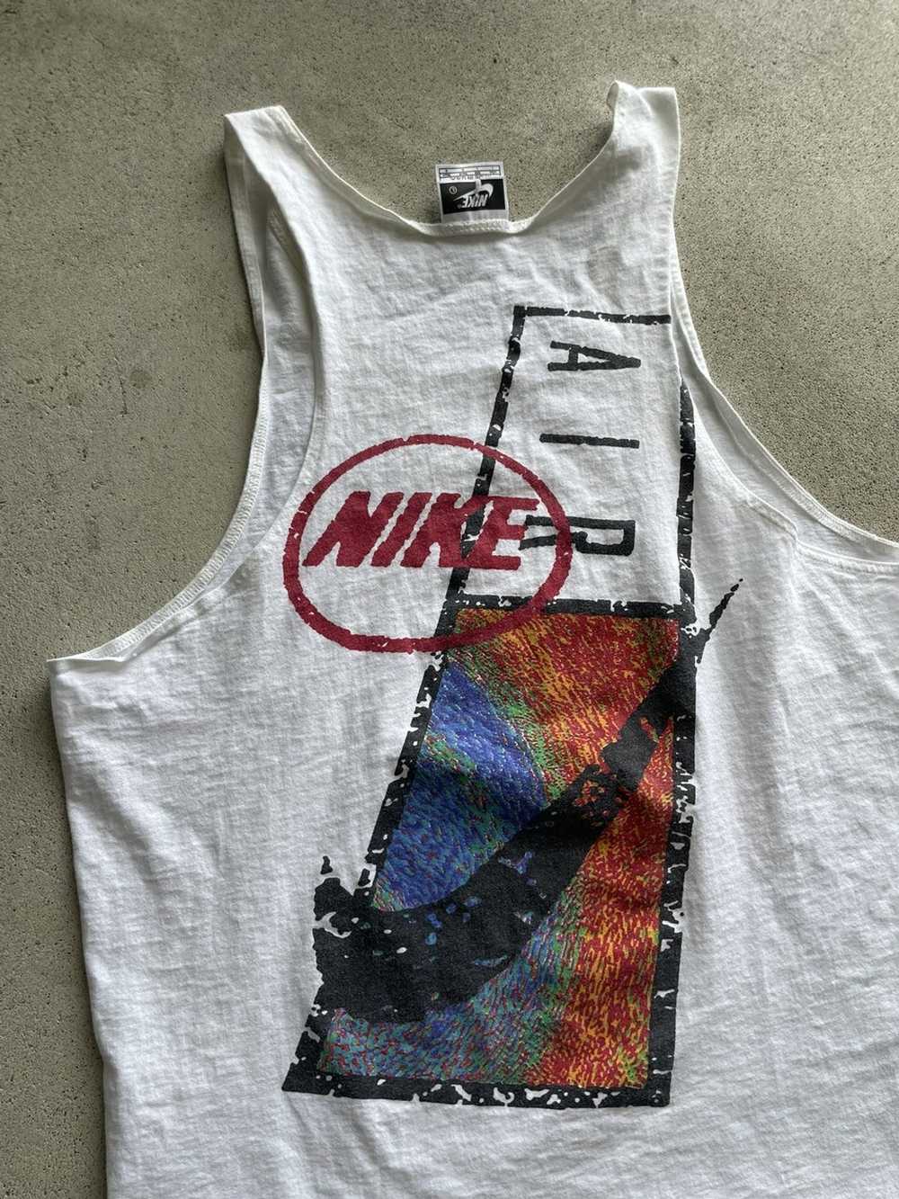 Nike × Vintage Vintage Nike Air Thermal Logo tank… - image 5