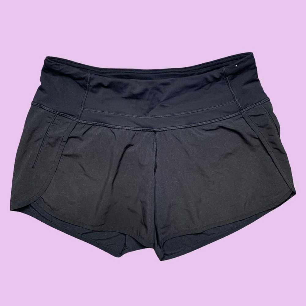 Lululemon Lululemon Black Lined High Rise Shorts - image 1