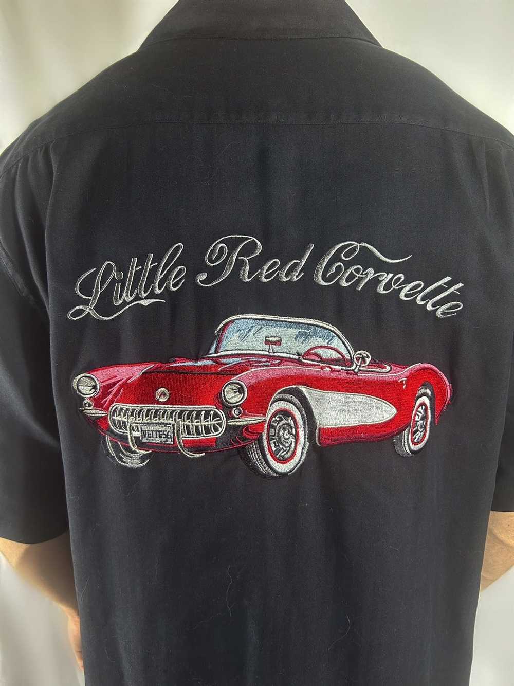 Vintage Pacific Beach Embroidered Corvette shirt - Gem