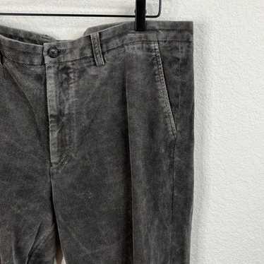 NWOT Valentini Mens Pants 32 (34”) Solid Tan Cotton Stretch Blend Khaki  Trousers 