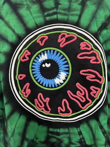 Mishka Keep Watch - Neon on tie dye green