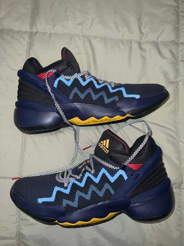 Adidas D.O.N. Donovan Mitchell Issue 2 White/Blue Mens Basketball Shoes  [FX9430]