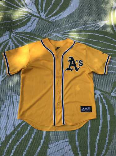Oakland Athletics Majestic Cooperstown Collection Jersey size Large Made in  USA