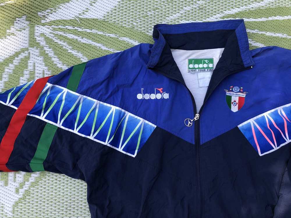 Diadora × Soccer Jersey × Vintage VTG Diadora Lon… - image 2