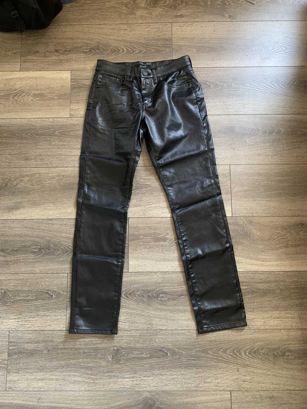 Vintage Black Leather Pants - image 1