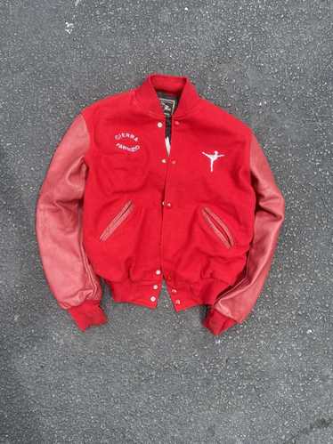 Vintage Red varsity jacket dance competitive team