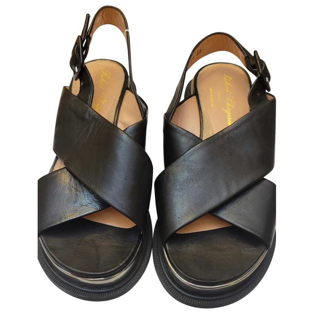 Robert Clergerie Leather sandal - image 1
