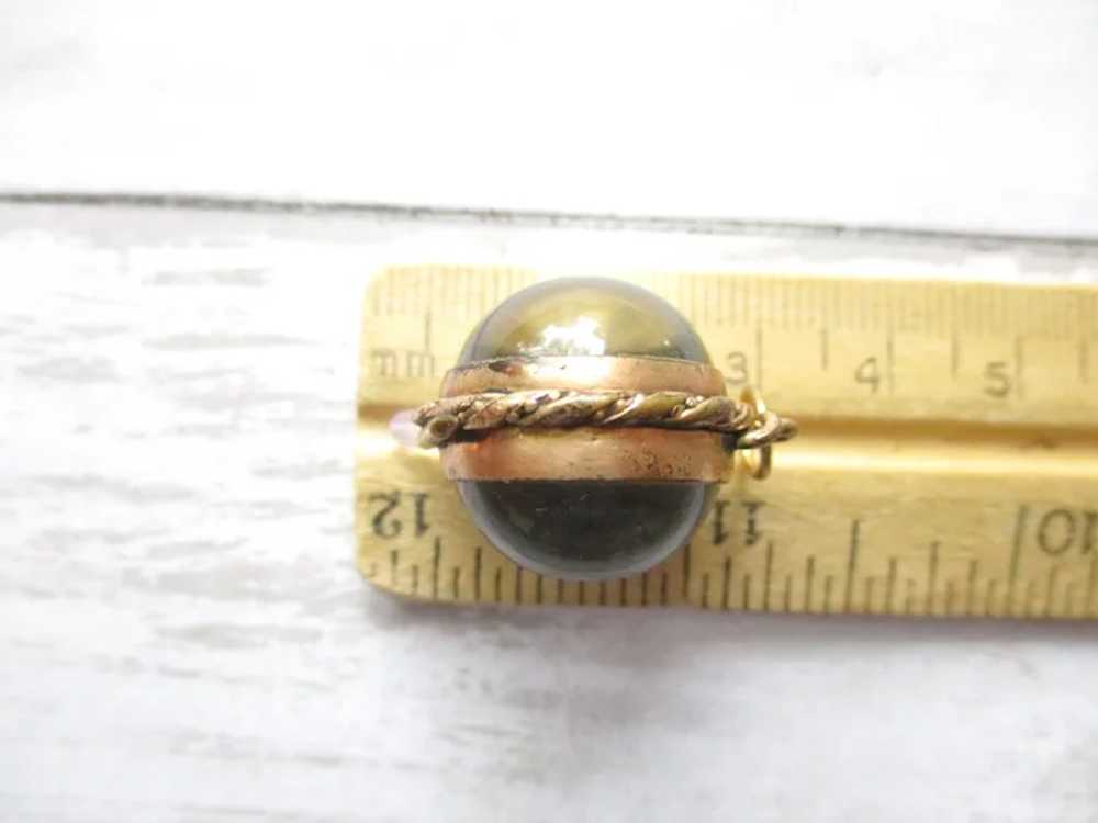 Antique Crystal Pools of Light Locket Pendant Qua… - image 10