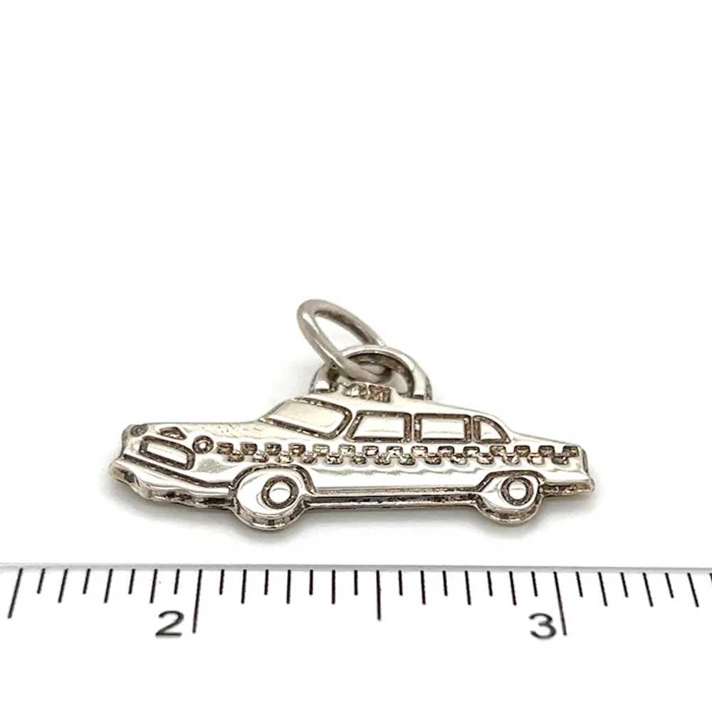 Tiffany & Co. Sterling Silver 3D Taxi Pendant Cha… - image 3