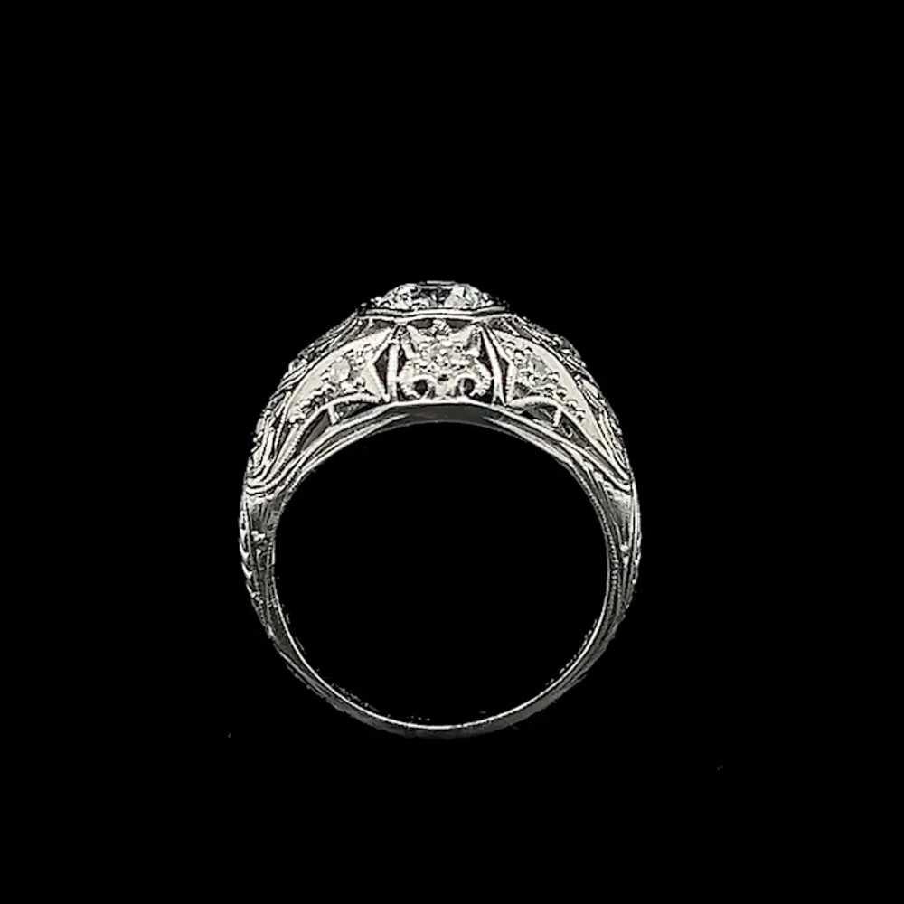 Art Deco .65ct. Diamond Antique Engagement - Fash… - image 4