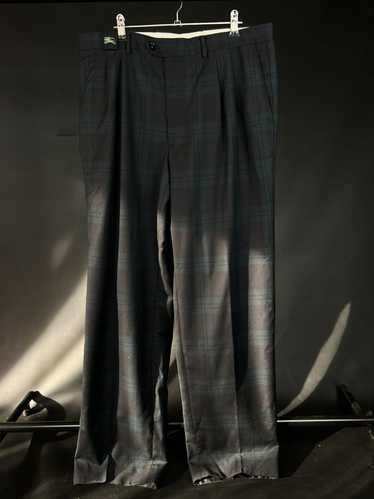 Burberry × Vintage VTG trousers Burberrys green b… - image 1