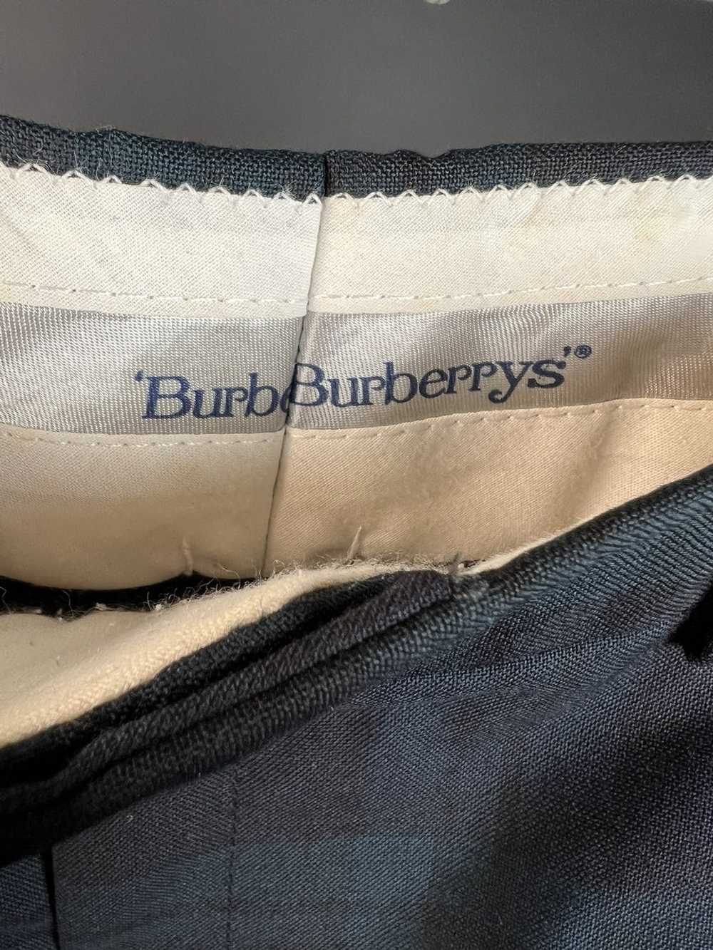 Burberry × Vintage VTG trousers Burberrys green b… - image 4