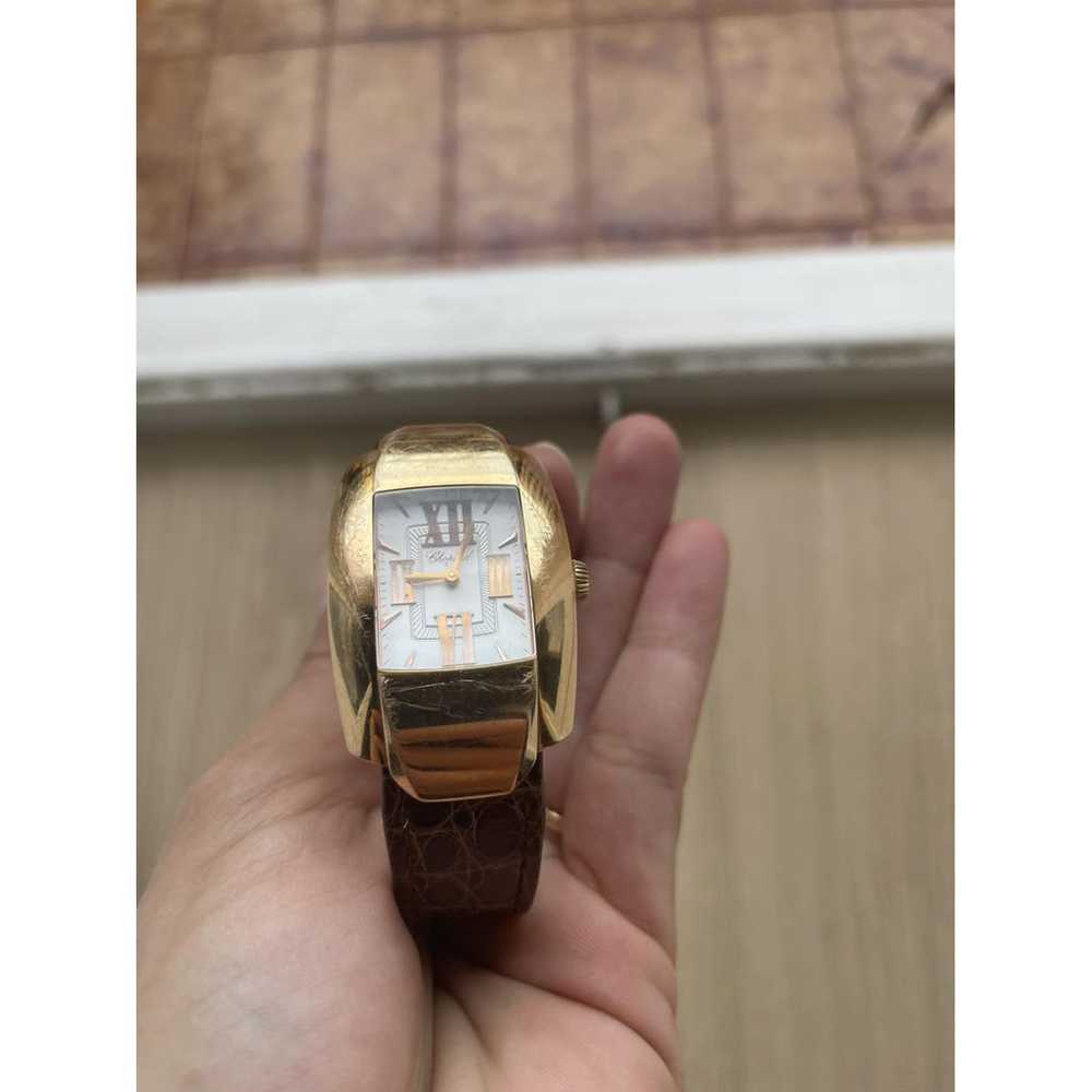 Chopard La Strada yellow gold watch - image 9