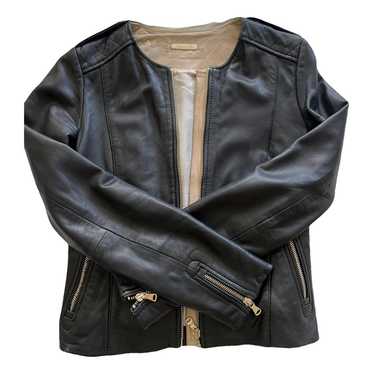 Massimo Dutti Leather biker jacket
